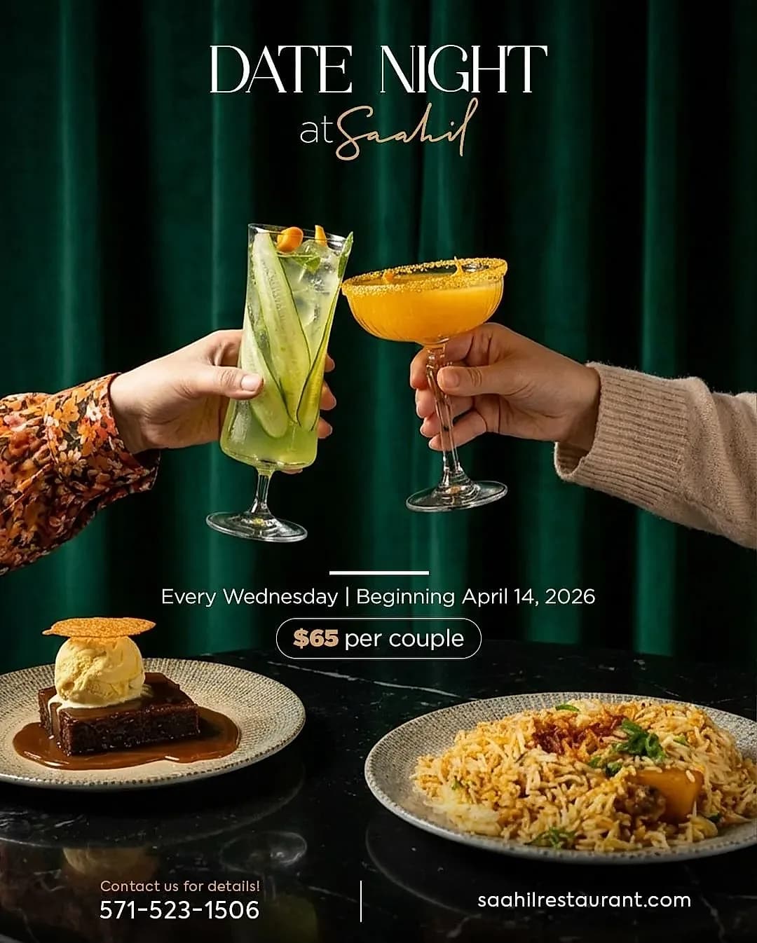 What Makes Saahil the Right Call for Date Night restaurant story
