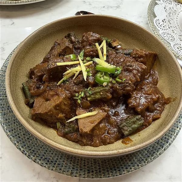 Bhindi (Okra) Gosht