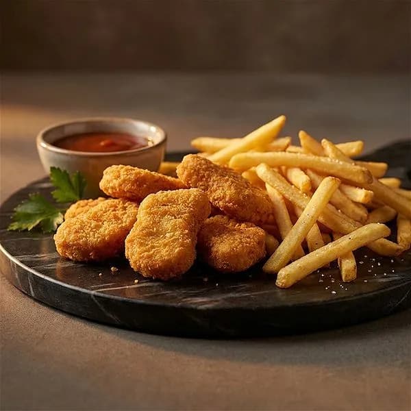 Chicken Nuggets with Fries