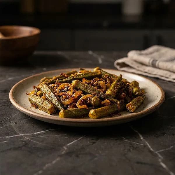 Crispy Bhindi Sabzi
