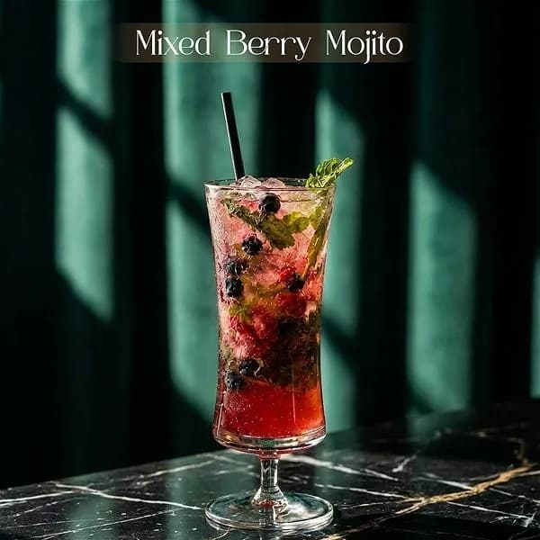 Mixed Berry Virgin Mojito